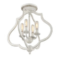 QUOIZEL, O'KEEFE SEMI-FLUSH MOUNT, SEMI FLUSH MOUNT LIGHT