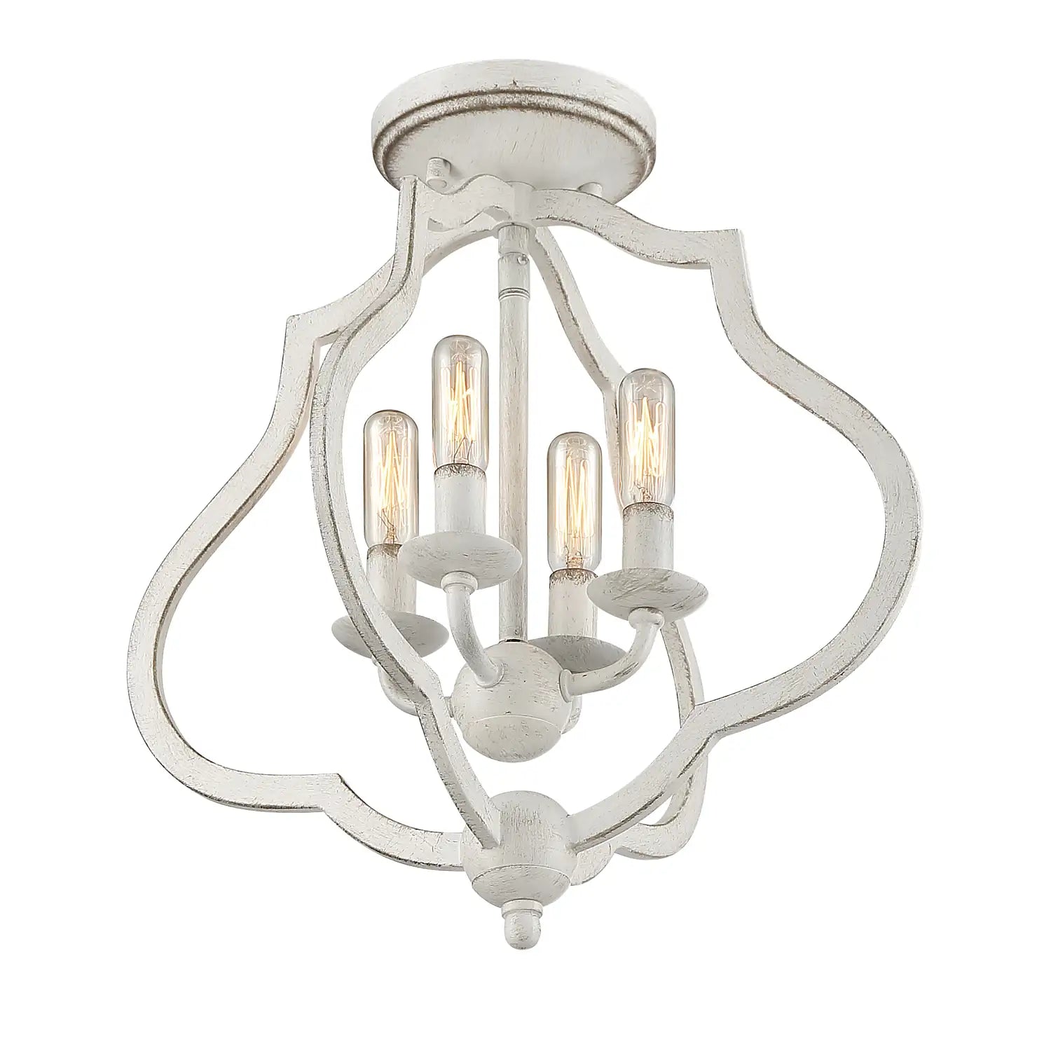 QUOIZEL, O'KEEFE SEMI-FLUSH MOUNT, SEMI FLUSH MOUNT LIGHT