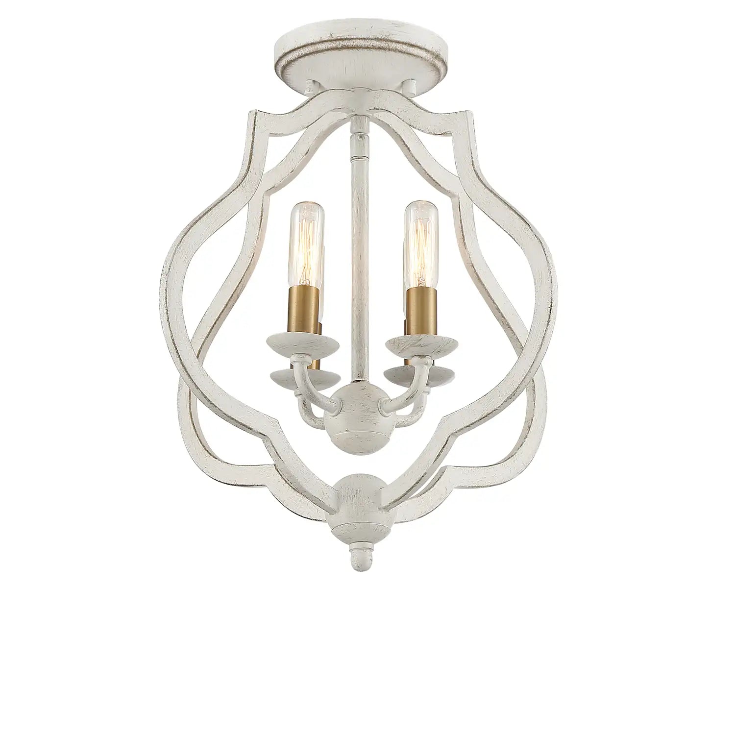 QUOIZEL, O'KEEFE SEMI-FLUSH MOUNT, SEMI FLUSH MOUNT LIGHT