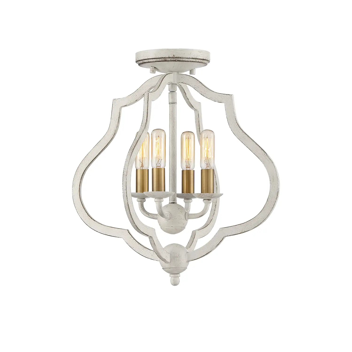 QUOIZEL, O'KEEFE SEMI-FLUSH MOUNT, SEMI FLUSH MOUNT LIGHT