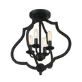 QUOIZEL, O'KEEFE SEMI-FLUSH MOUNT, SEMI FLUSH MOUNT LIGHT