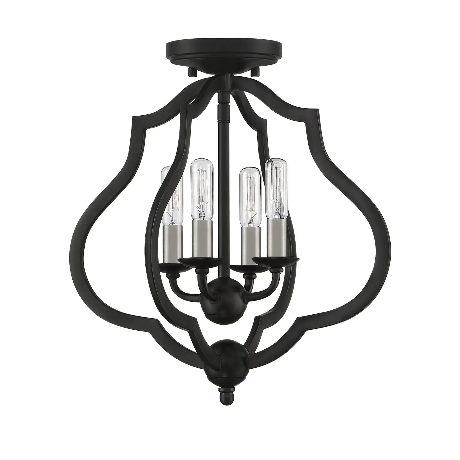QUOIZEL, O'KEEFE SEMI-FLUSH MOUNT, SEMI FLUSH MOUNT LIGHT