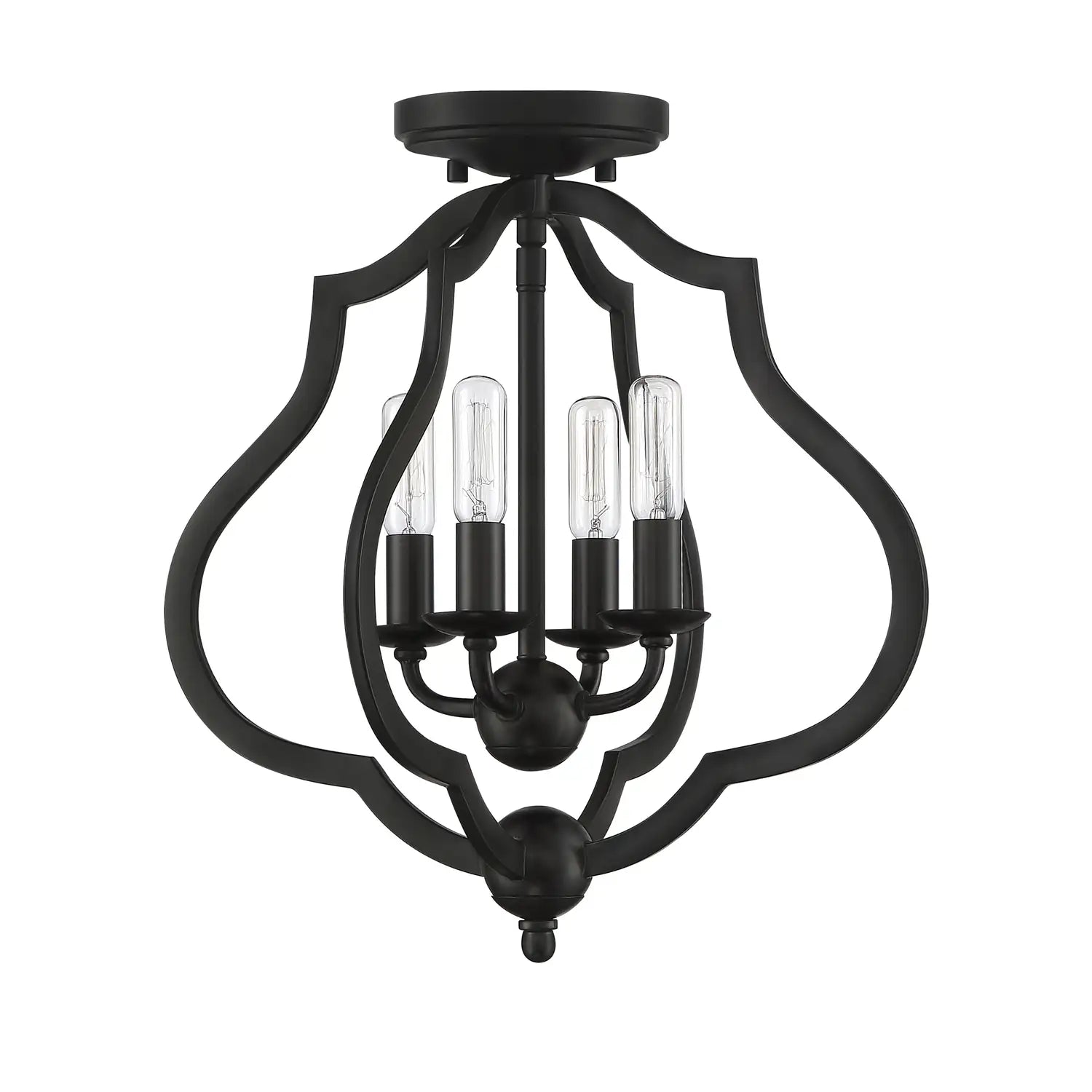 QUOIZEL, O'KEEFE SEMI-FLUSH MOUNT, SEMI FLUSH MOUNT LIGHT