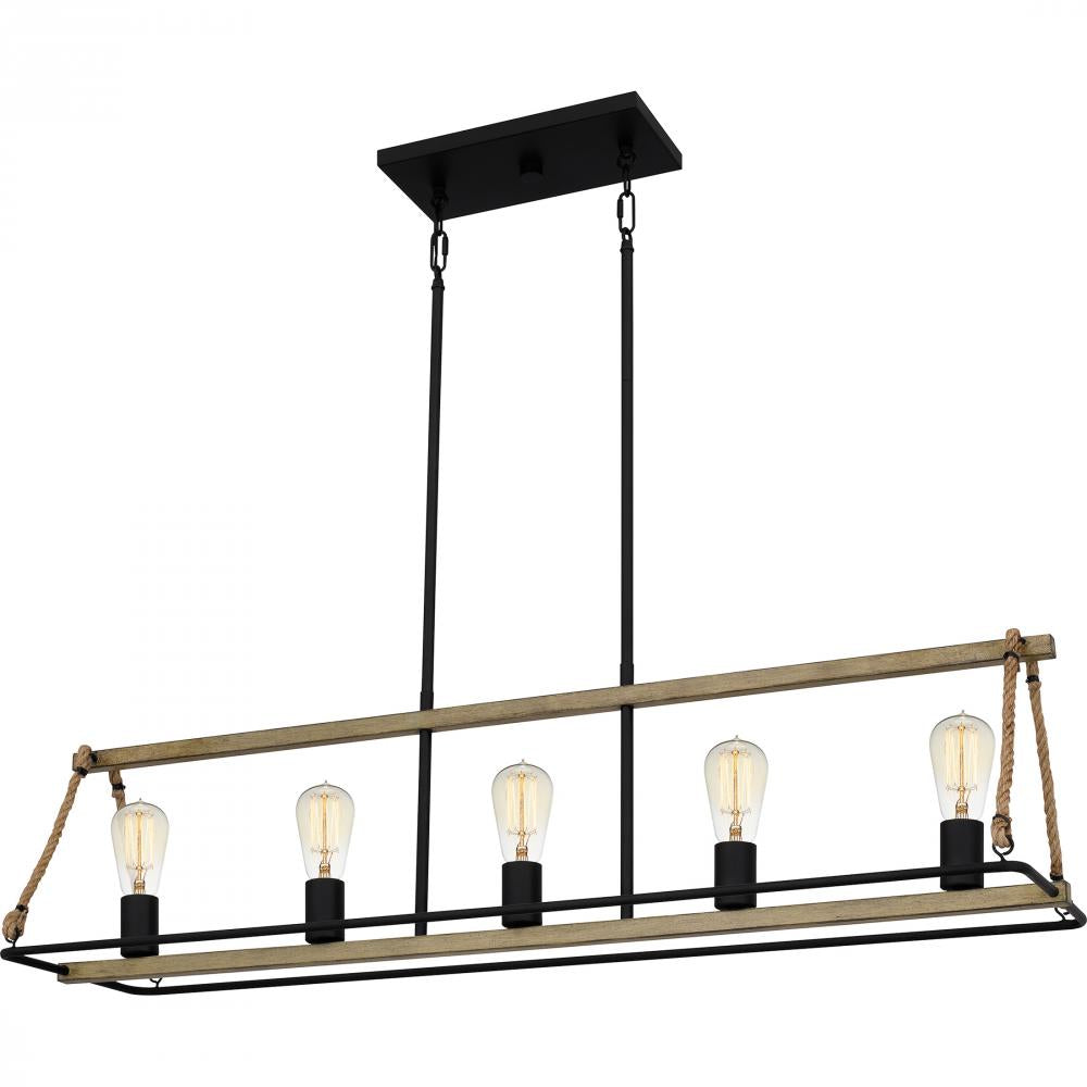 QUOIZEL, PARK ISLAND CHANDELIER, LINEAR LIGHT