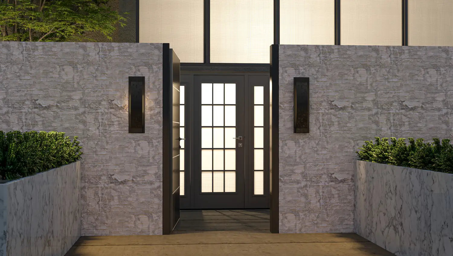 QUOIZEL, ONYX OUTDOOR LANTERN, OUTDOOR WALL LIGHTS