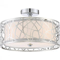 QUOIZEL, ABODE SEMI-FLUSH MOUNT, SEMI FLUSH MOUNT LIGHT