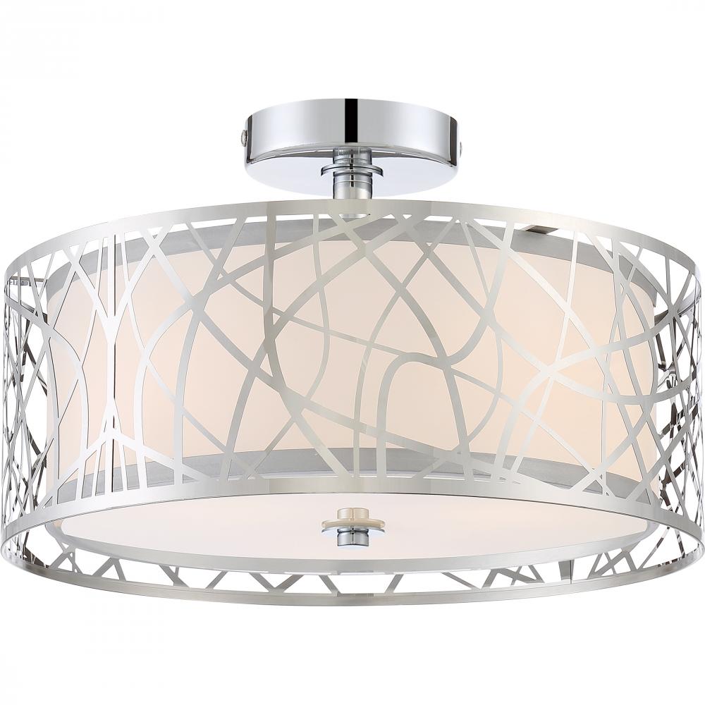QUOIZEL, ABODE SEMI-FLUSH MOUNT, SEMI FLUSH MOUNT LIGHT