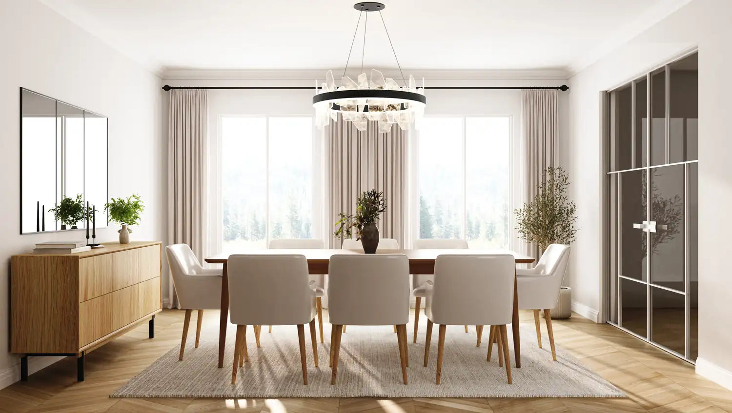 QUOIZEL, AURELIA CHANDELIER, CHANDELIER LIGHT