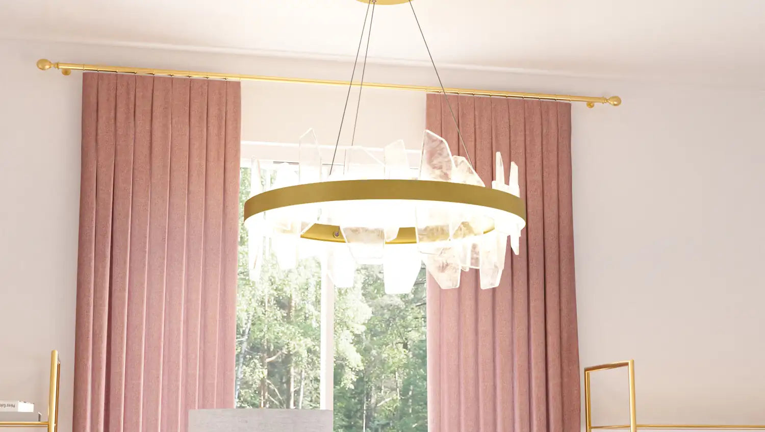 QUOIZEL, AURELIA CHANDELIER, CHANDELIER LIGHT