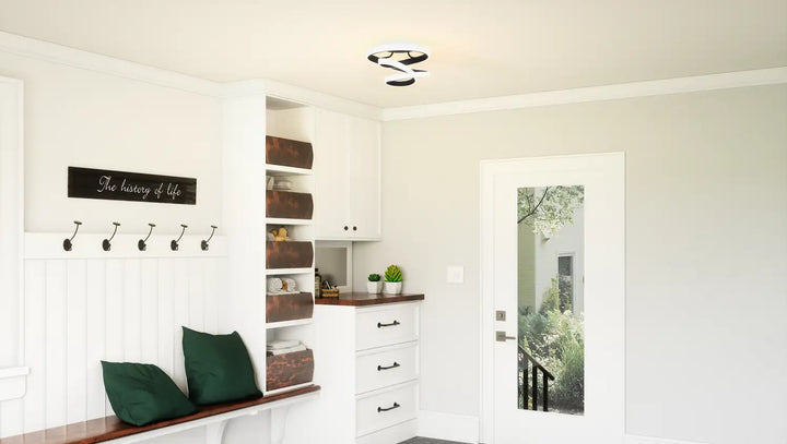 QUOIZEL, AVIVA SEMI-FLUSH MOUNT, SEMI FLUSH MOUNT LIGHT