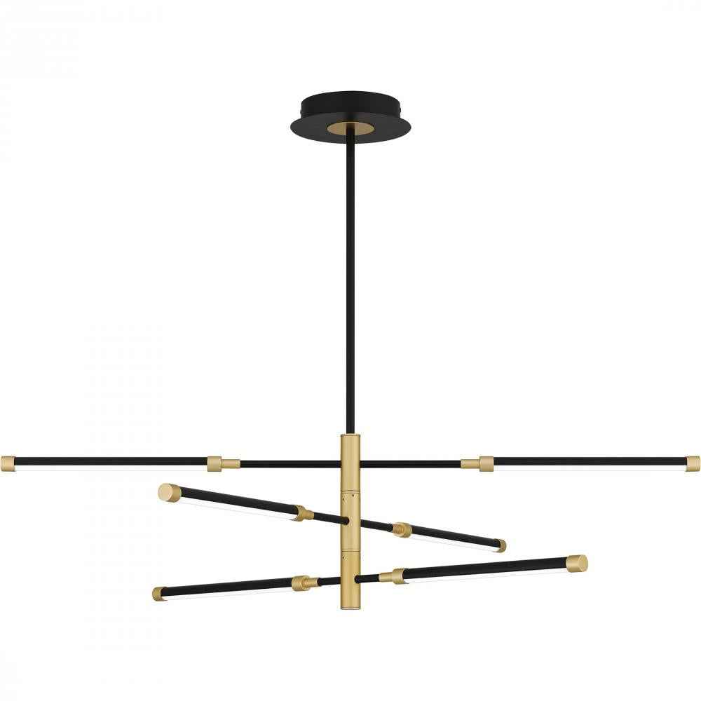 QUOIZEL, AZALEA ISLAND CHANDELIER, LINEAR LIGHT