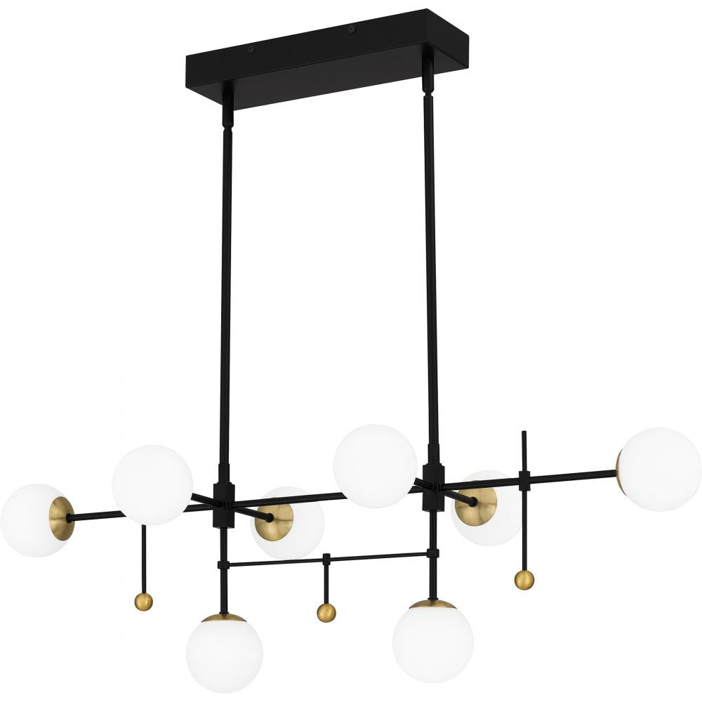 QUOIZEL, BLAIRE ISLAND CHANDELIER, LINEAR LIGHT