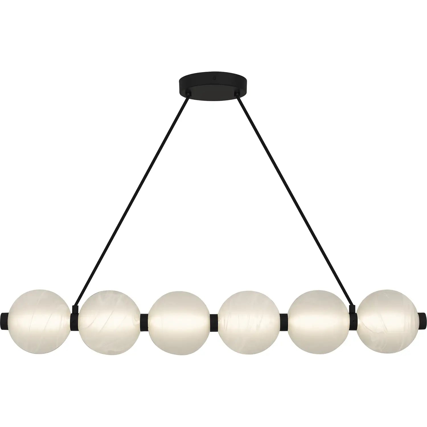 QUOIZEL, CLARENDON ISLAND CHANDELIER, LINEAR LIGHT