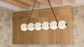 QUOIZEL, CLARENDON ISLAND CHANDELIER, LINEAR LIGHT