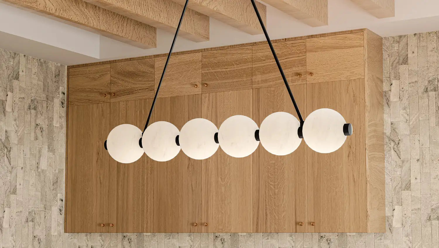 QUOIZEL, CLARENDON ISLAND CHANDELIER, LINEAR LIGHT