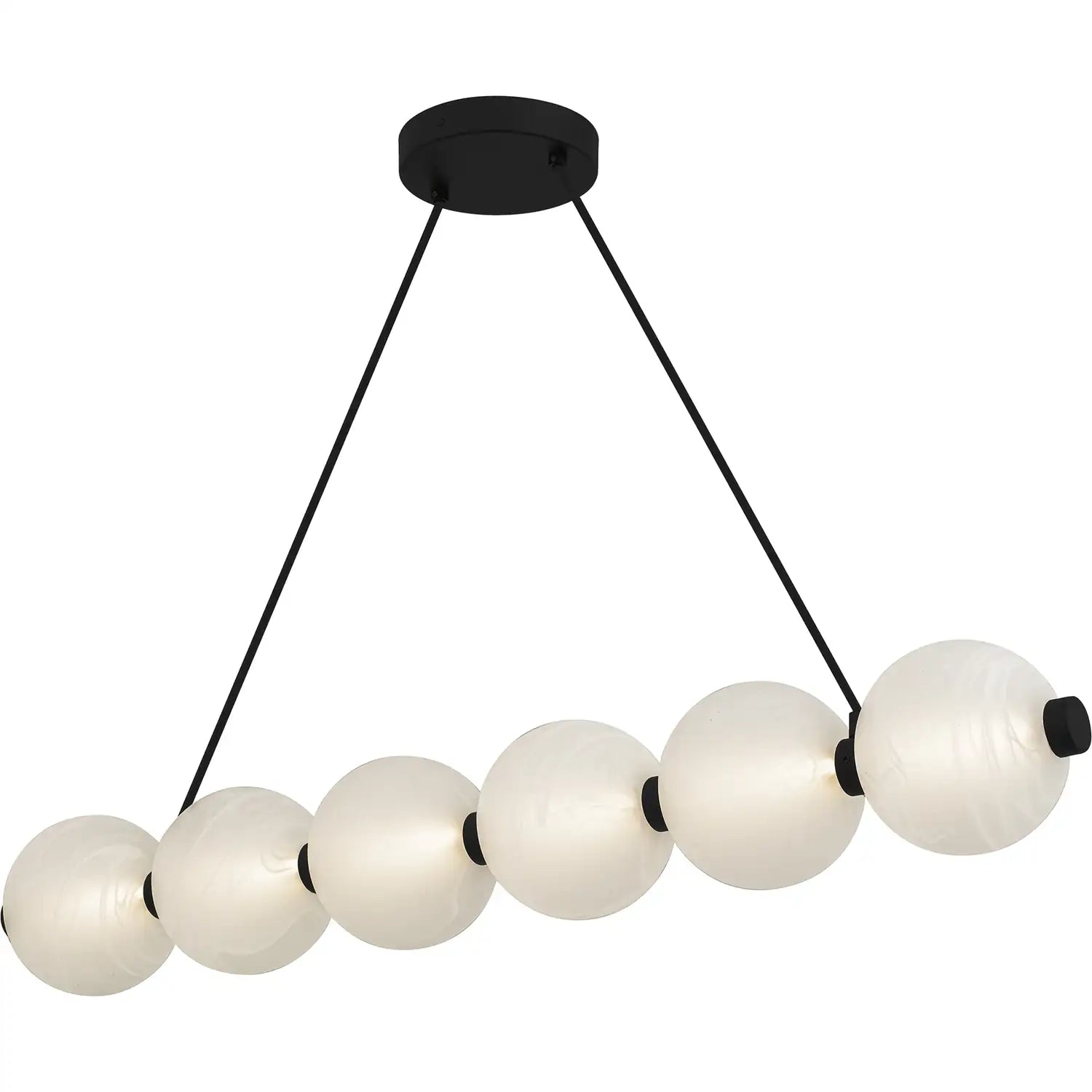 QUOIZEL, CLARENDON ISLAND CHANDELIER, LINEAR LIGHT