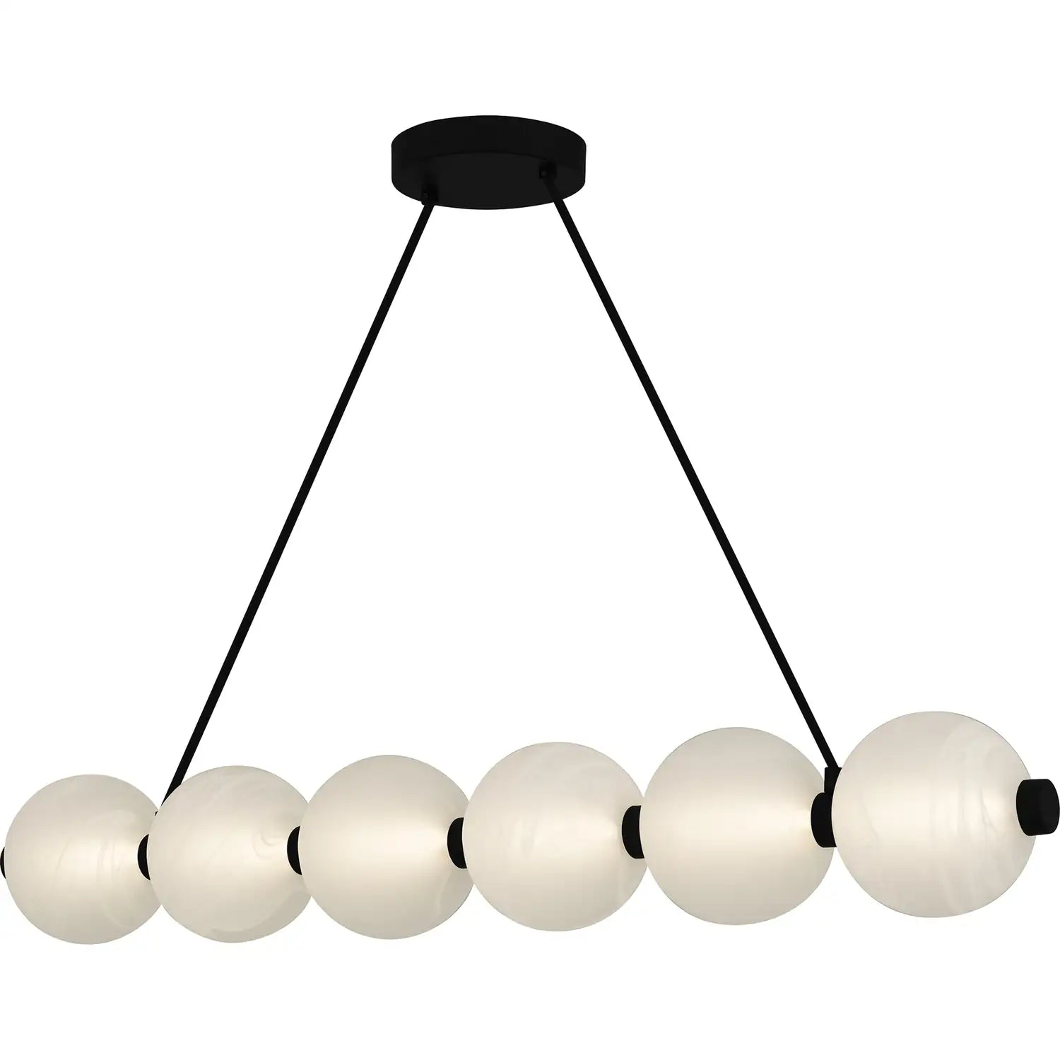 QUOIZEL, CLARENDON ISLAND CHANDELIER, LINEAR LIGHT