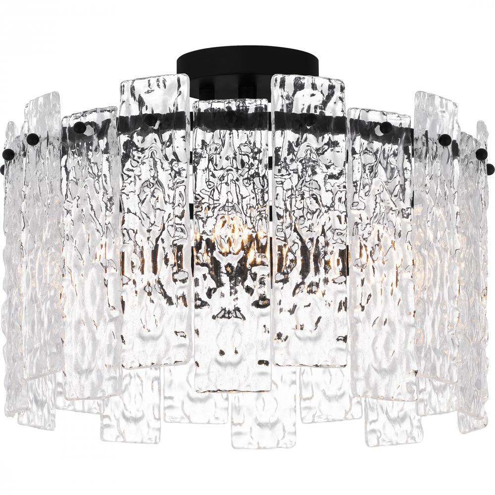 QUOIZEL, CASPIAN SEMI-FLUSH MOUNT, SEMI FLUSH MOUNT LIGHT