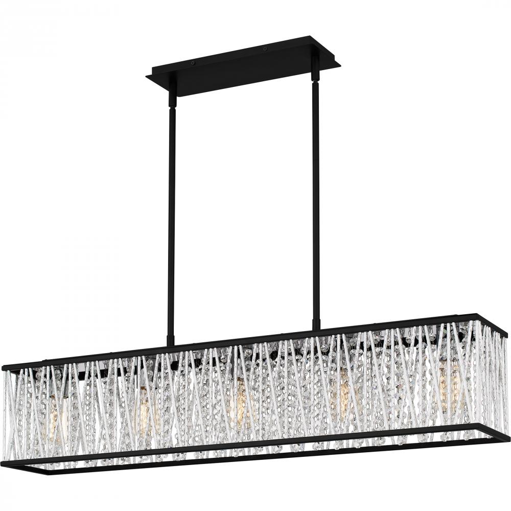 QUOIZEL, CELESTE ISLAND CHANDELIER, LINEAR LIGHT