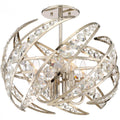 QUOIZEL, CRESCENT SEMI-FLUSH MOUNT, SEMI FLUSH MOUNT LIGHT