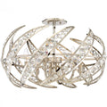 QUOIZEL, CRESCENT SEMI-FLUSH MOUNT, SEMI FLUSH MOUNT LIGHT