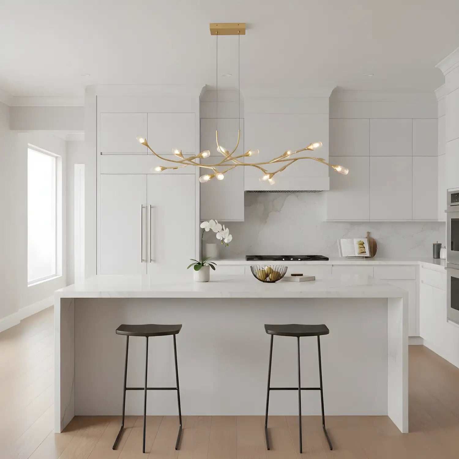 QUOIZEL, CORA ISLAND CHANDELIER, LINEAR LIGHT