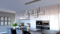 QUOIZEL, CANVAS ISLAND CHANDELIER, LINEAR LIGHT