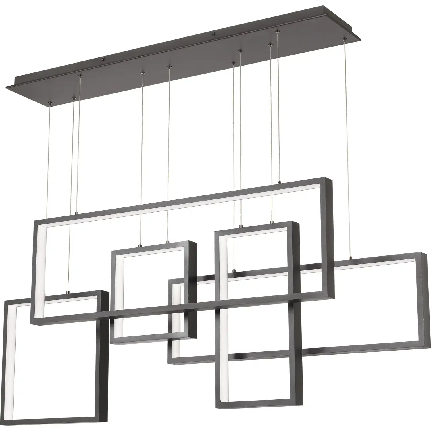 QUOIZEL, CANVAS ISLAND CHANDELIER, LINEAR LIGHT