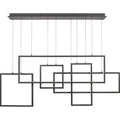 QUOIZEL, CANVAS ISLAND CHANDELIER, LINEAR LIGHT