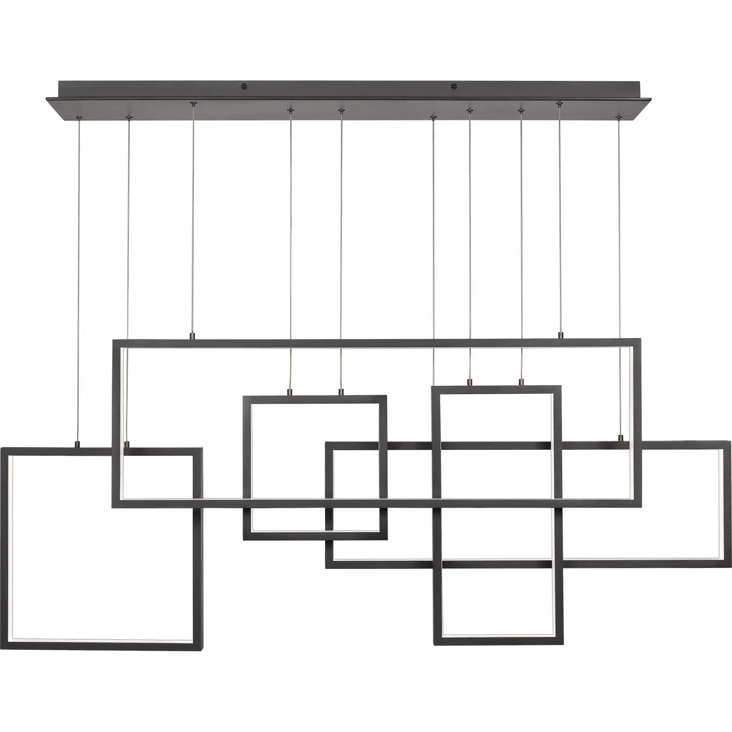 QUOIZEL, CANVAS ISLAND CHANDELIER, LINEAR LIGHT