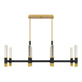 QUOIZEL, DAVIES ISLAND CHANDELIER, LINEAR LIGHT