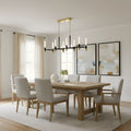 QUOIZEL, DAVIES ISLAND CHANDELIER, LINEAR LIGHT