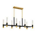 QUOIZEL, DAVIES ISLAND CHANDELIER, LINEAR LIGHT