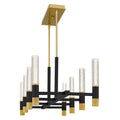 QUOIZEL, DAVIES ISLAND CHANDELIER, LINEAR LIGHT