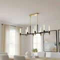 QUOIZEL, DAVIES ISLAND CHANDELIER, LINEAR LIGHT
