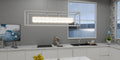 QUOIZEL, DAZZLE ISLAND CHANDELIER, LINEAR LIGHT