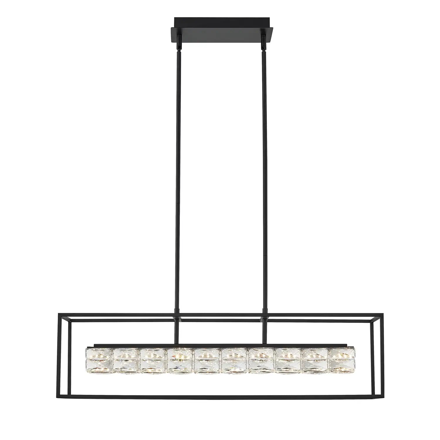 QUOIZEL, DAZZLE ISLAND CHANDELIER, LINEAR LIGHT