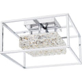 QUOIZEL, DAZZLE SEMI-FLUSH MOUNT, SEMI FLUSH MOUNT LIGHT