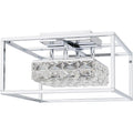 QUOIZEL, DAZZLE SEMI-FLUSH MOUNT, SEMI FLUSH MOUNT LIGHT