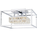 QUOIZEL, DAZZLE SEMI-FLUSH MOUNT, SEMI FLUSH MOUNT LIGHT