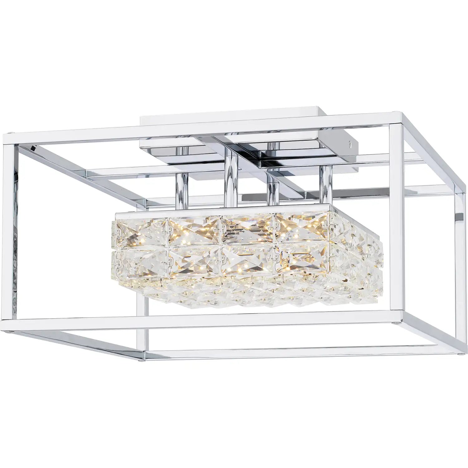 QUOIZEL, DAZZLE SEMI-FLUSH MOUNT, SEMI FLUSH MOUNT LIGHT