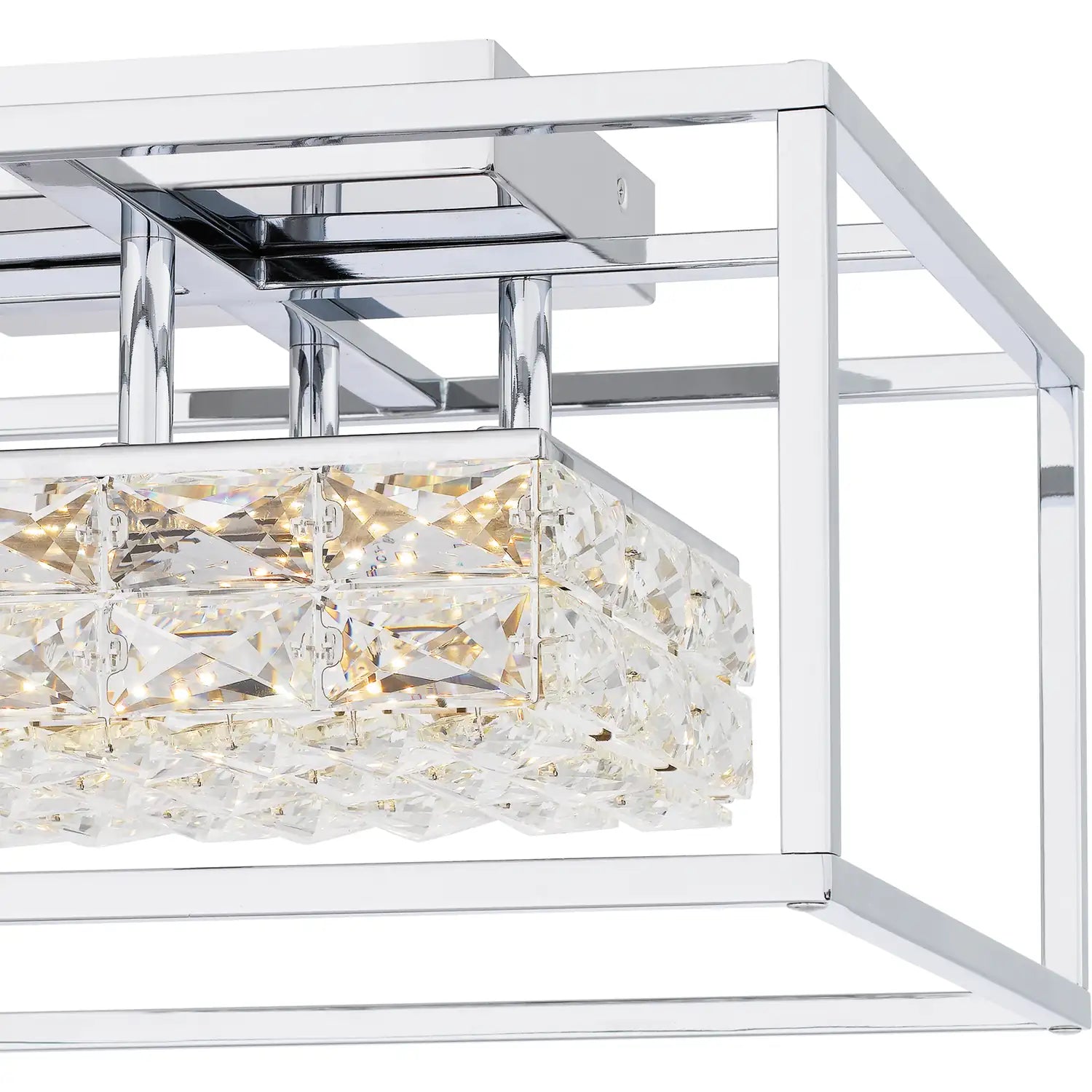 QUOIZEL, DAZZLE SEMI-FLUSH MOUNT, SEMI FLUSH MOUNT LIGHT