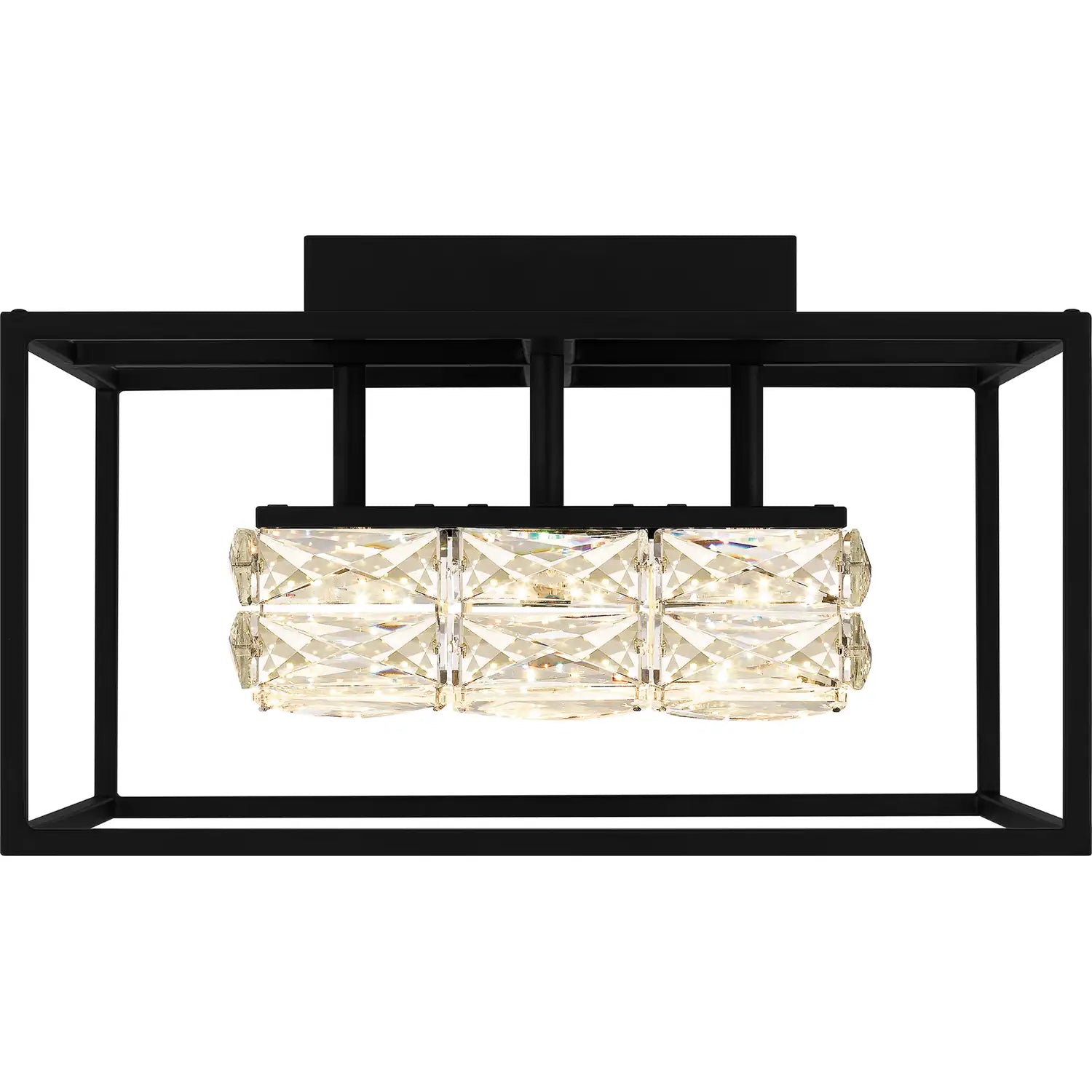QUOIZEL, DAZZLE SEMI-FLUSH MOUNT, SEMI FLUSH MOUNT LIGHT