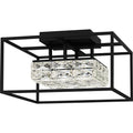 QUOIZEL, DAZZLE SEMI-FLUSH MOUNT, SEMI FLUSH MOUNT LIGHT