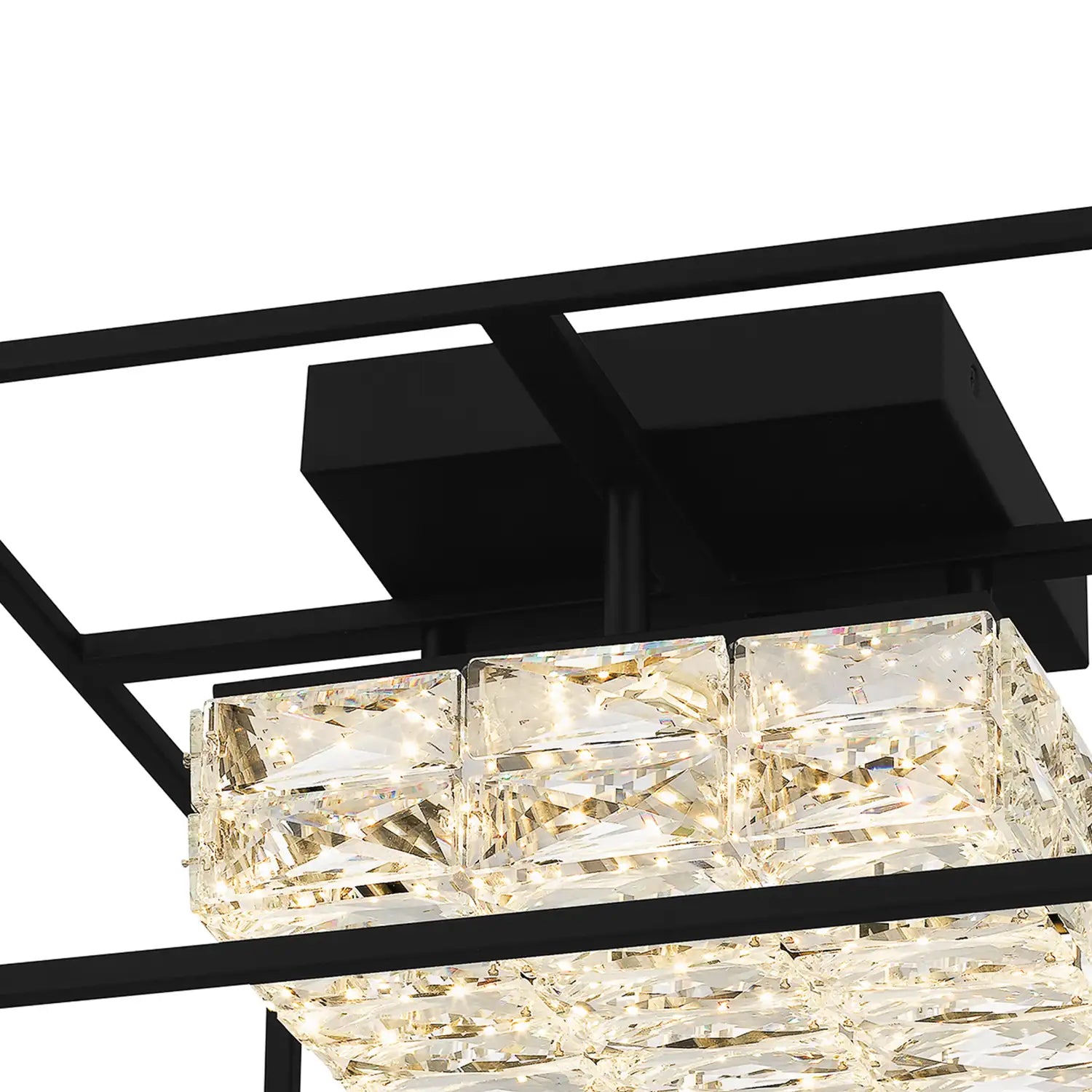 QUOIZEL, DAZZLE SEMI-FLUSH MOUNT, SEMI FLUSH MOUNT LIGHT