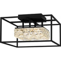 QUOIZEL, DAZZLE SEMI-FLUSH MOUNT, SEMI FLUSH MOUNT LIGHT