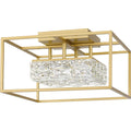 QUOIZEL, DAZZLE SEMI-FLUSH MOUNT, SEMI FLUSH MOUNT LIGHT