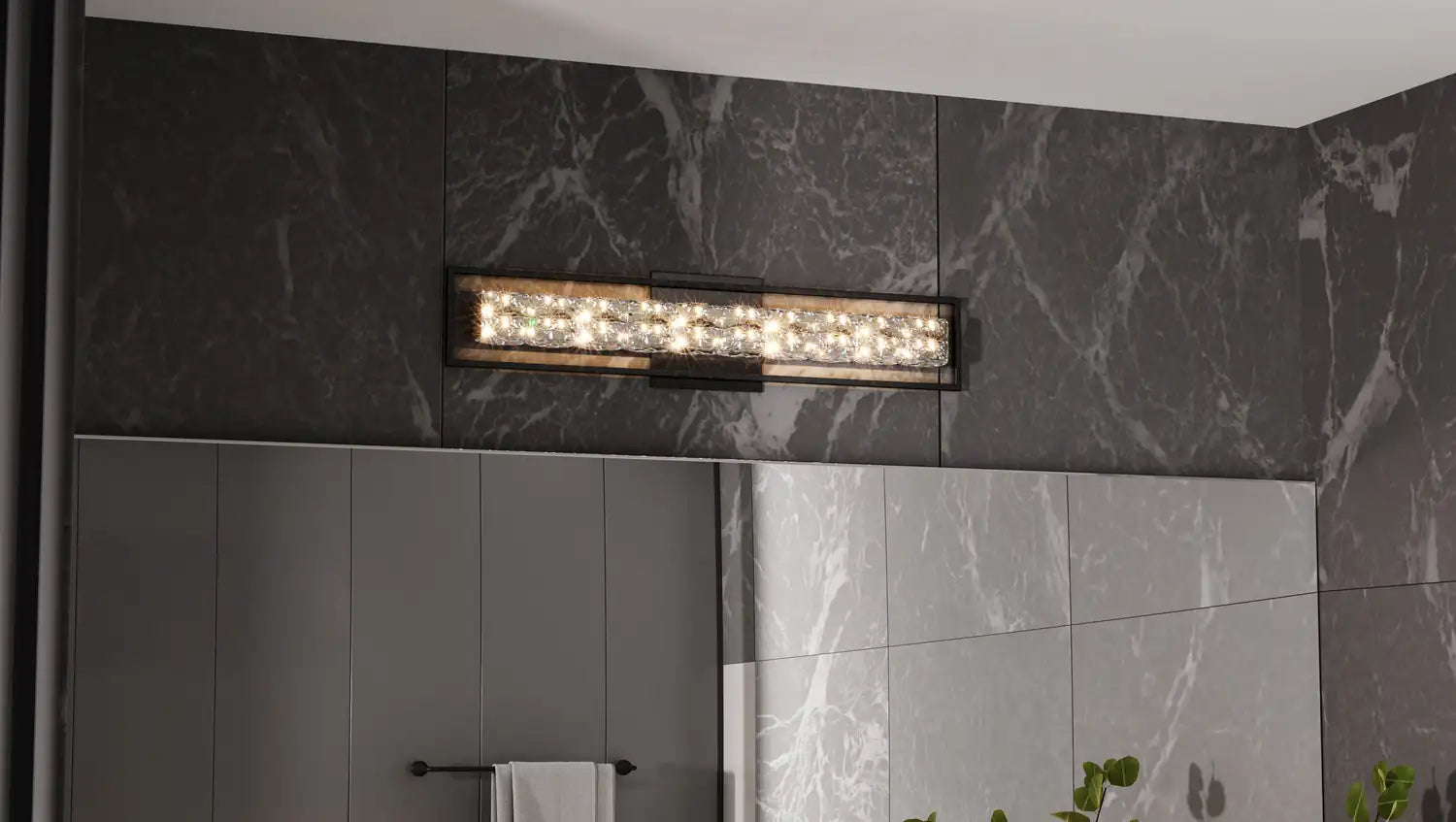 QUOIZEL, DAZZLE BATH LIGHT, BATH VANITY LIGHT
