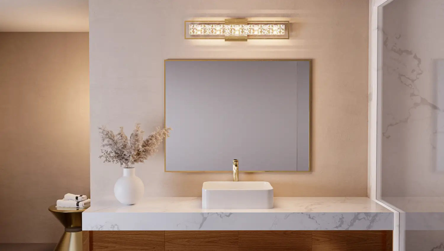 QUOIZEL, DAZZLE BATH LIGHT, BATH VANITY LIGHT