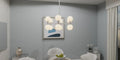 QUOIZEL, ELSER CHANDELIER, CHANDELIER LIGHT